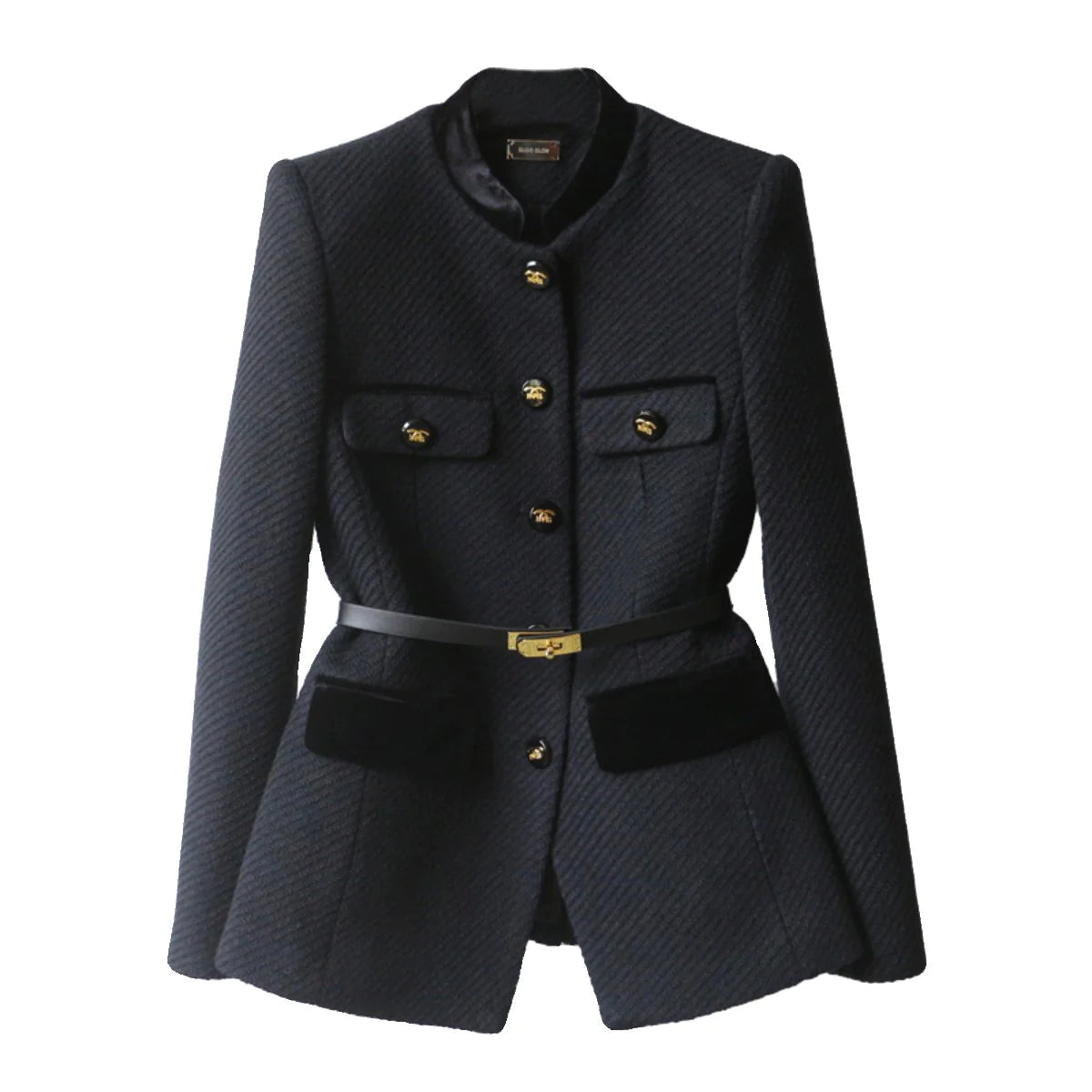 Autumn And Winter New Fashion Long Waist Slimming Coat PD052024011009