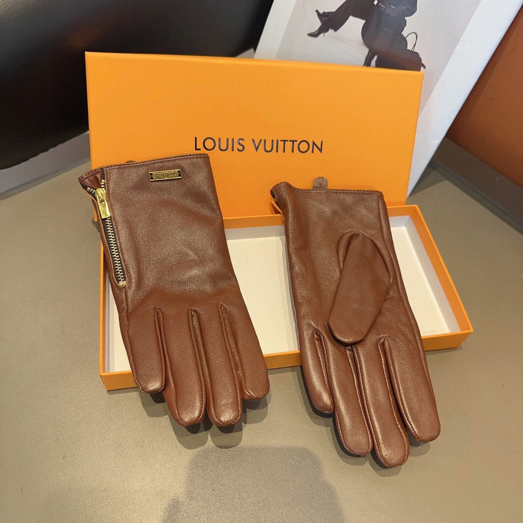 New Fashion Women Vintage Leather Gloves ZJN1326091401