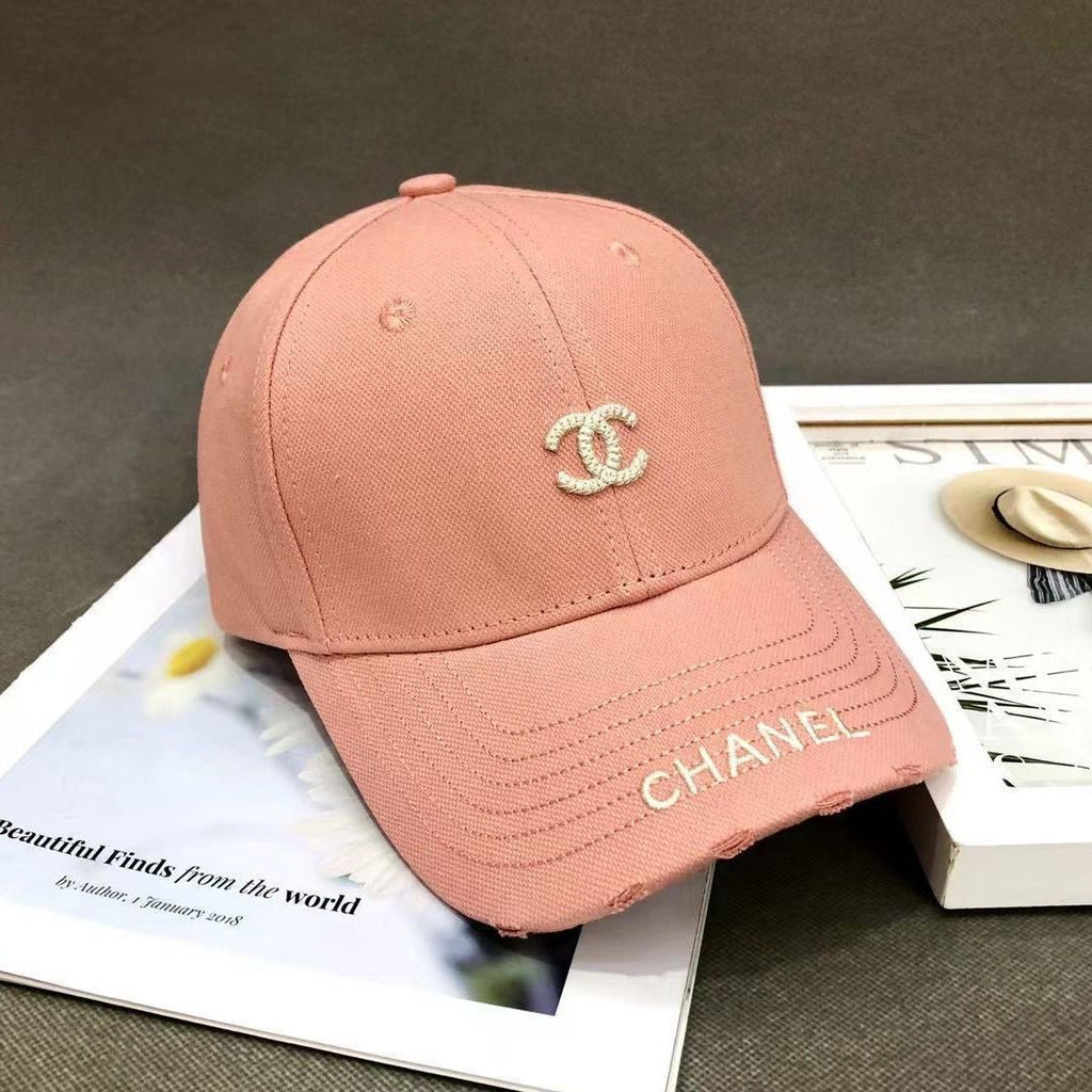 Small Fragrant Letter Embroidered Baseball Cap PD05202413104