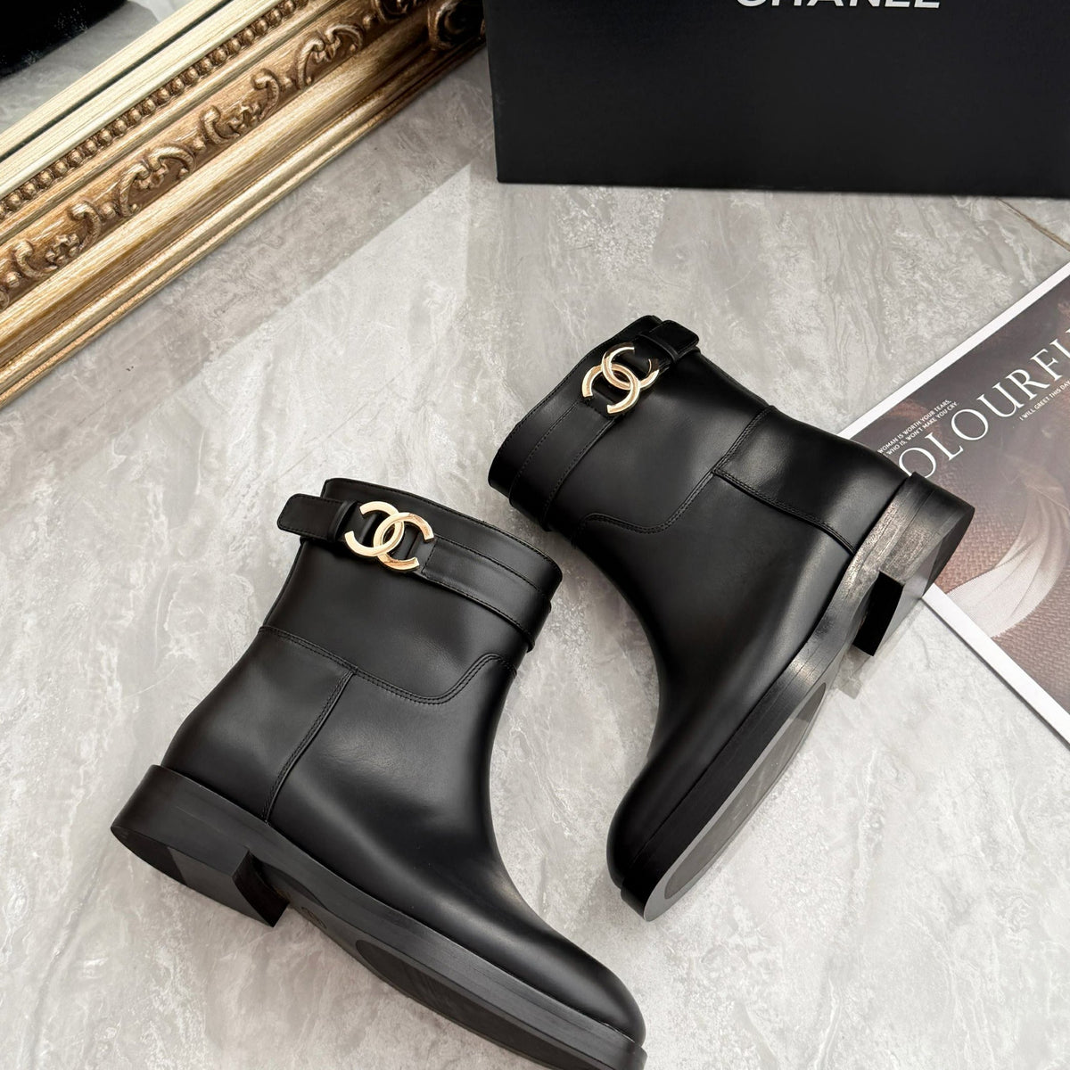 New Fashion Leather Handmade Women's BootsXC052026102002