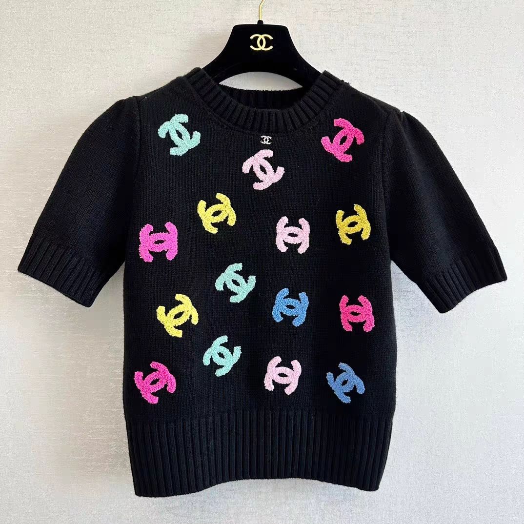 Embroidered Women's New Knitwear Sweater PD05202412202