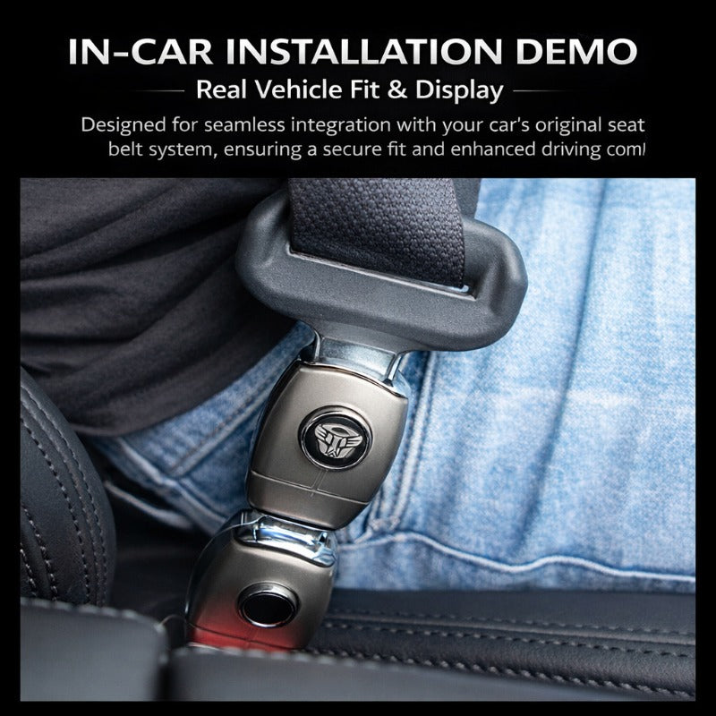 Premium Steel Seatbelt Extender
