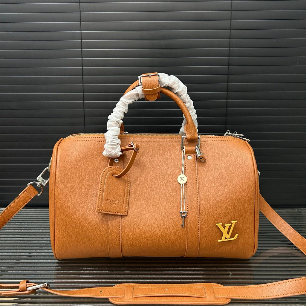 New Bright colors Handmade leather Men's Bags35cmPD052025082503