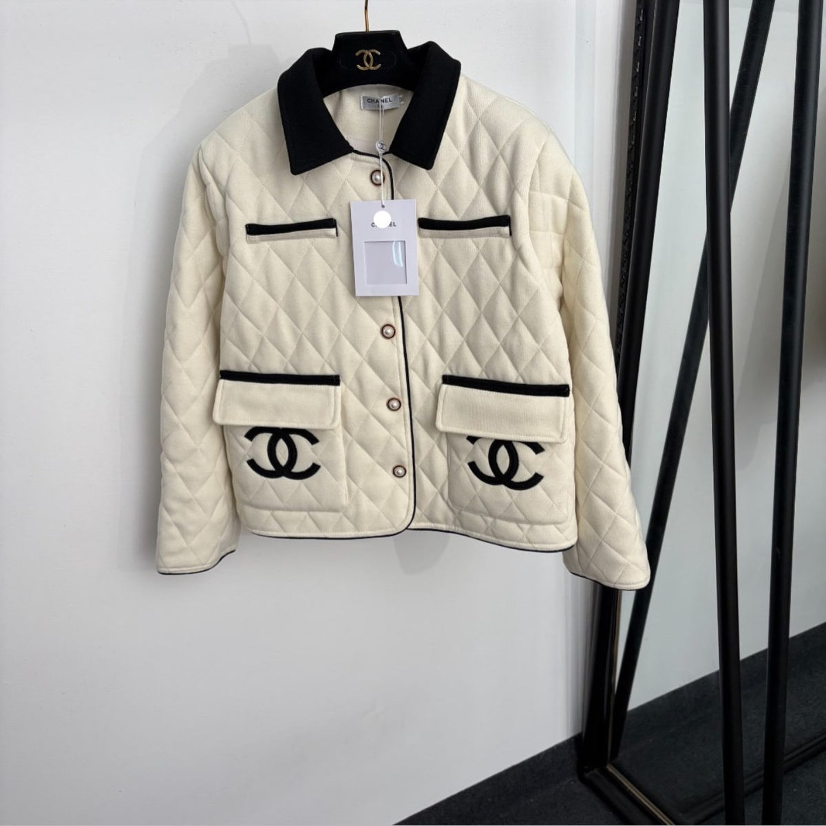New Black and White Handmade Fashion Women's JacketXC052026102201