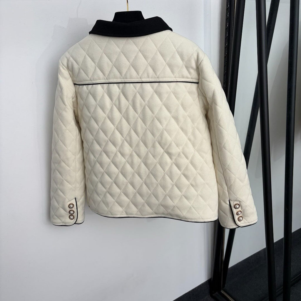 New Black and White Handmade Fashion Women's JacketXC052026102201