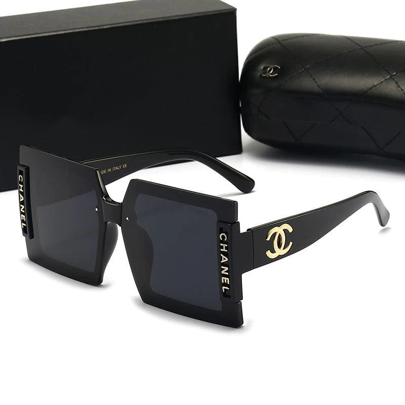 New Women's Polarized Sunglasses Anti-UV Strong Light Large Frame Glasses PD05202411906
