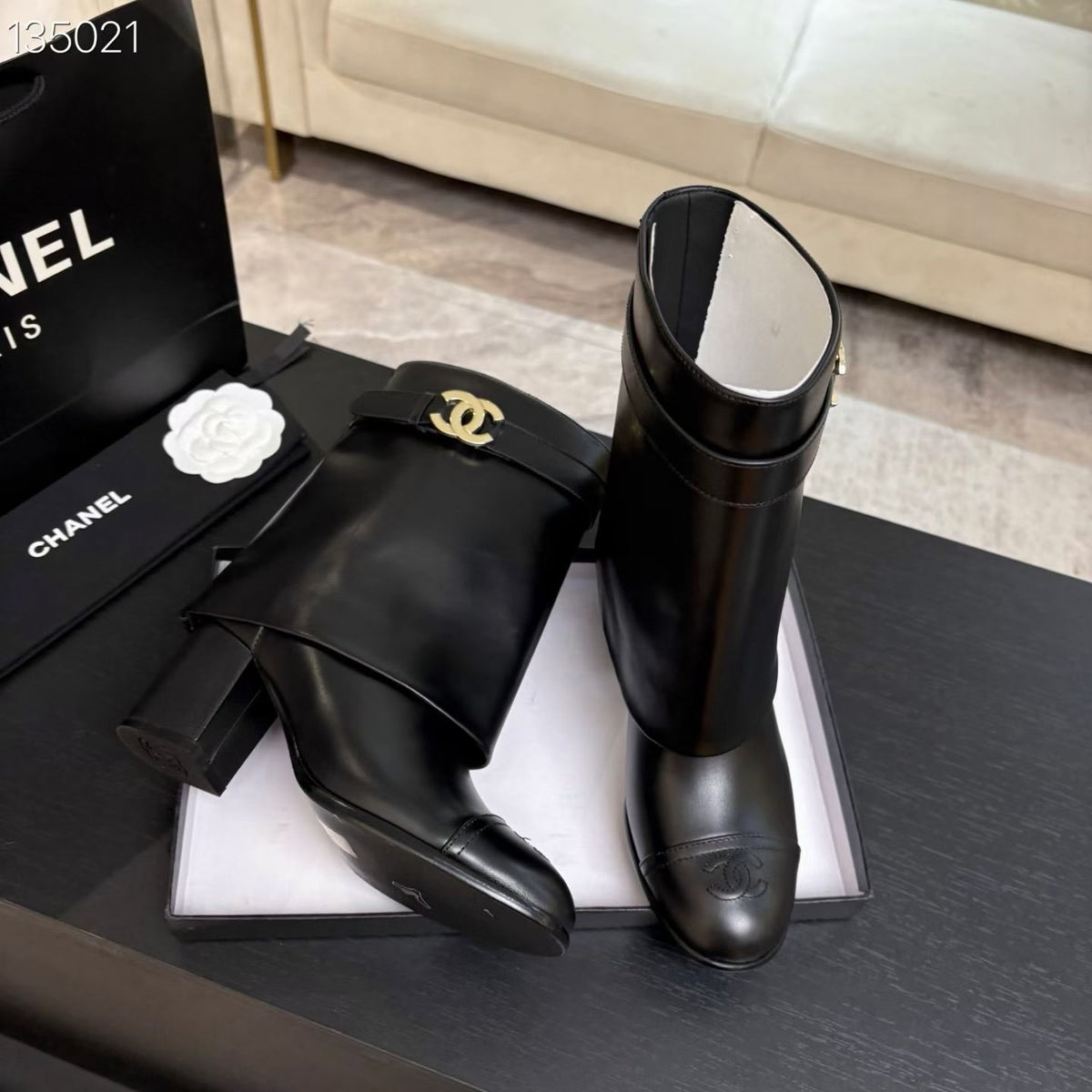 New Fashion Hanfmade Leather women's 5cm high-heeled bootsXC052026092801