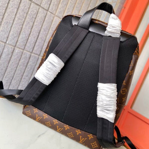 Brown New 2024 Fashion style V Logo real leather Backpack bagsXC052024071904