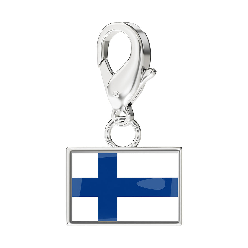 Flag & Map Charms Set