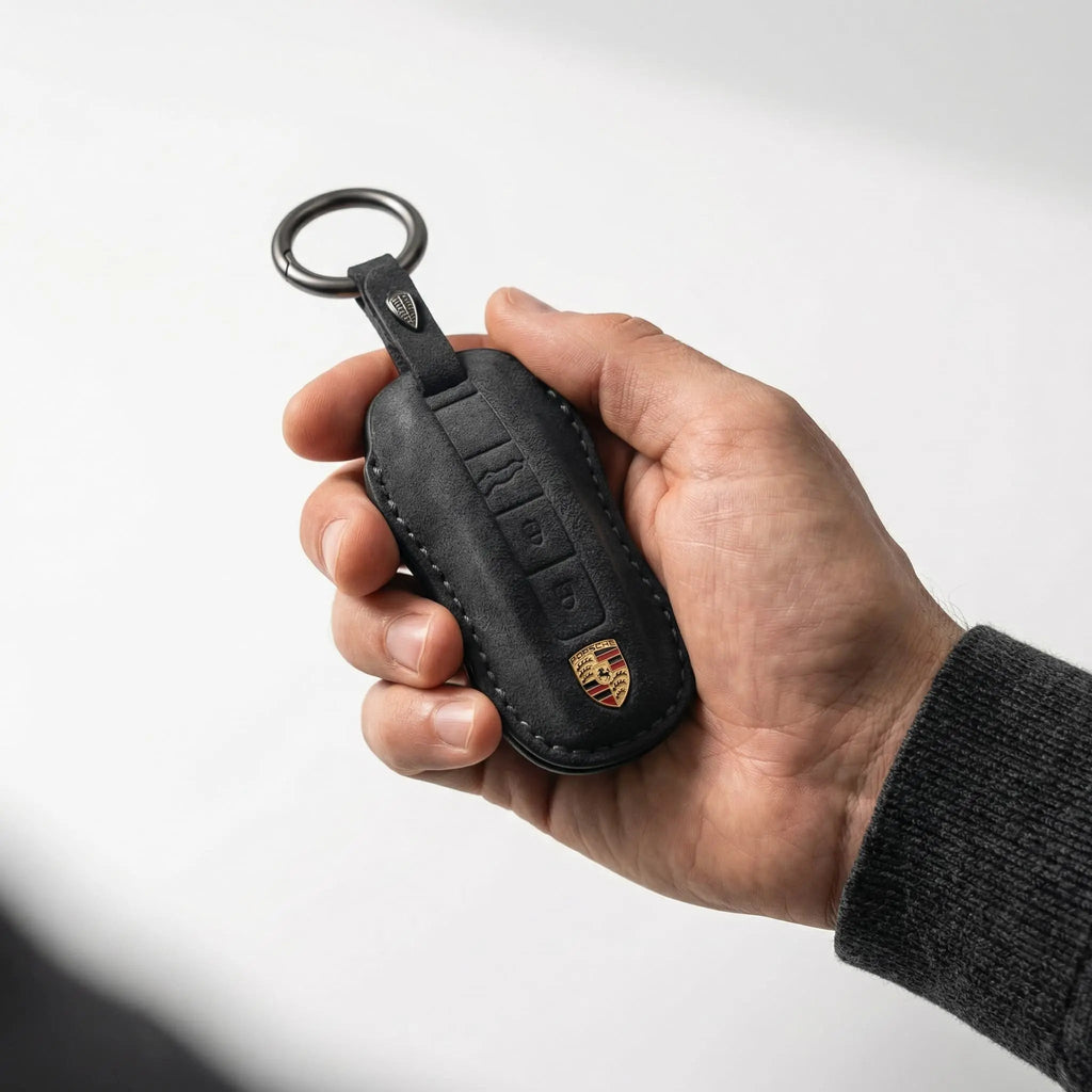 Porsche Key Cover - Alcantara