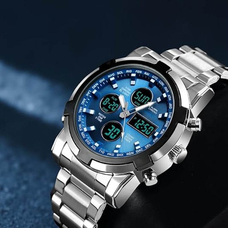 ⌚ 49% OFF NOW! 🪖 Men‘s Military Watch – Analog-Digital Display, Waterproof & Shock-Resistant 🛡️