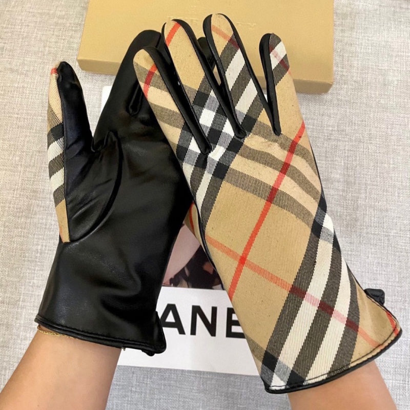 New Fashion Women Classic Plaid Gloves ZJN1326091404