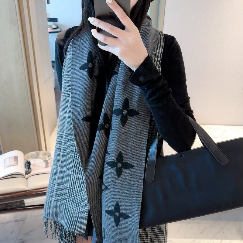 New Fashion Women Classic Monogram Double Sided Scarf ZJN1326091408