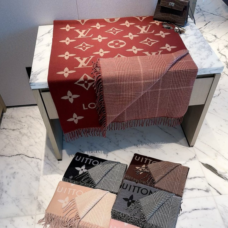 New Fashion Women Classic Monogram Double Sided Scarf ZJN1326091408