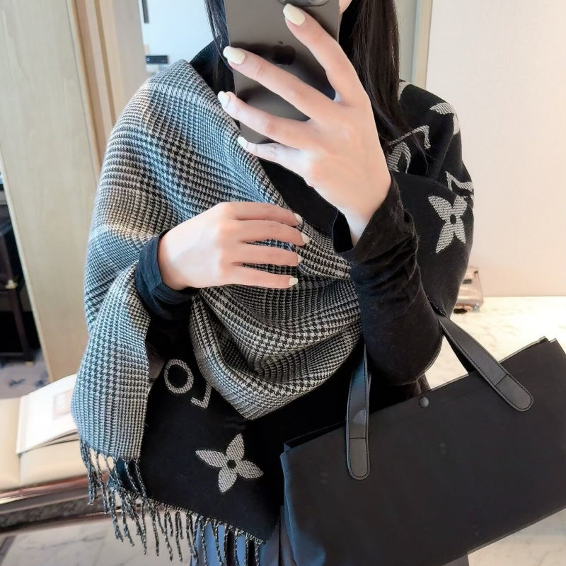 New Fashion Women Classic Monogram Double Sided Scarf ZJN1326091408