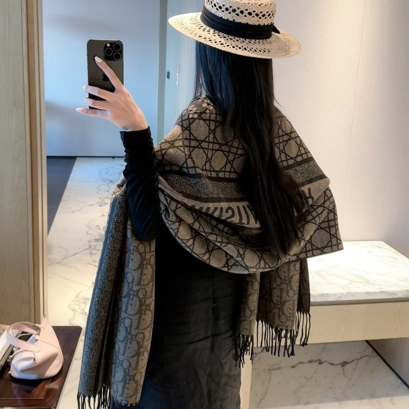 New Fashion Women Oblique Pattern Scarf ZJN1326091409