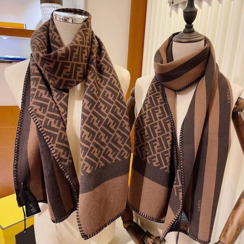 New Fashion Unisex FF Double Sided Scarf ZJN1326091412