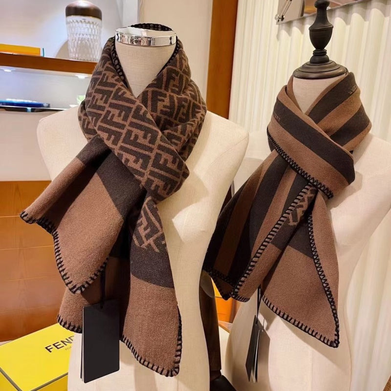 New Fashion Unisex FF Double Sided Scarf ZJN1326091412