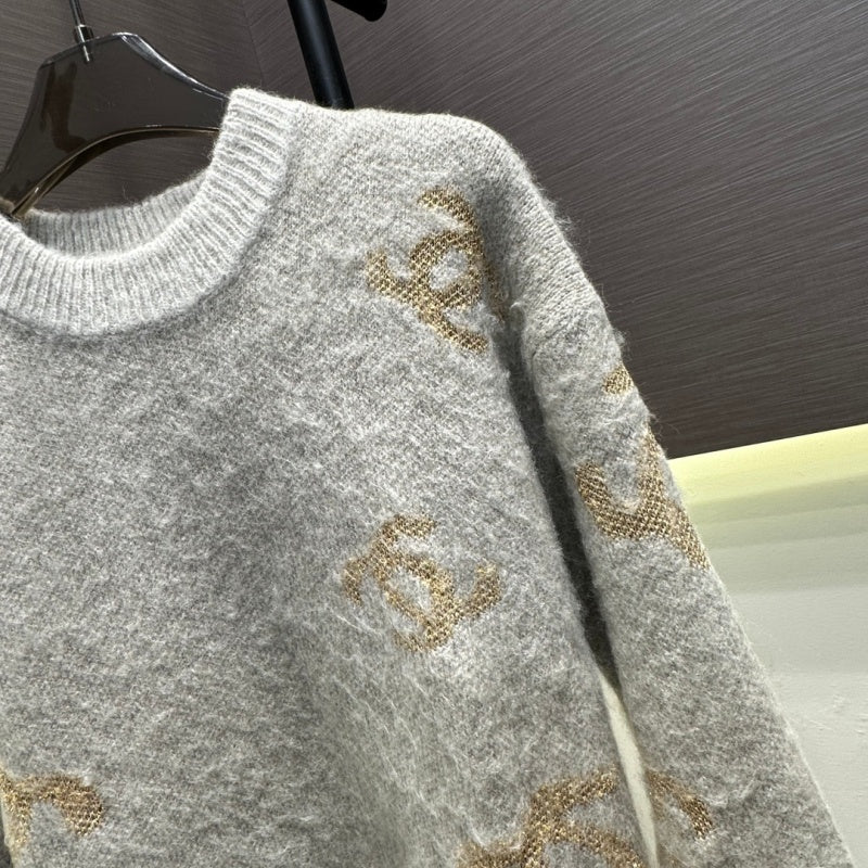 New Fashion Women's CC Loose Sweater CQQ1326100805