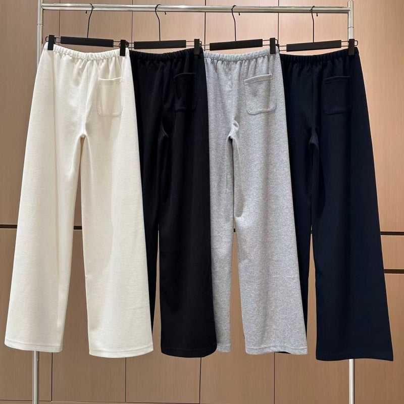 New Fashion Women's CC Drawstring Wide Leg Sweatpants CQQ1326100810