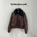 New Fashion Women's CC Leather Jacket DM1326100824