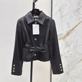 New Fashion Women's CC Leather Jacket DM1326100825