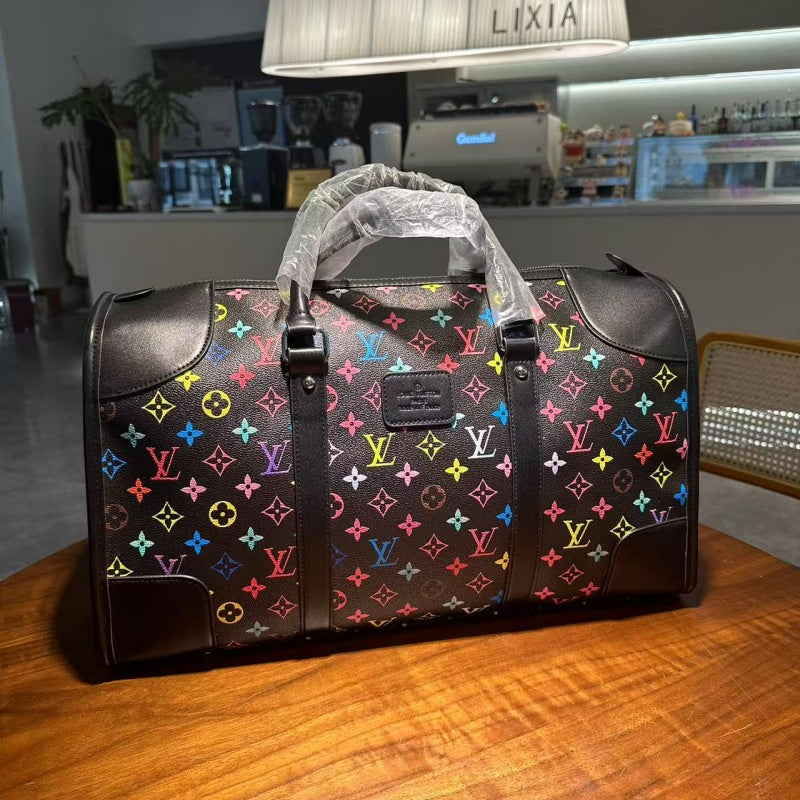 New Fashion 1V Leather Travel Duffle Bag JL1306100832